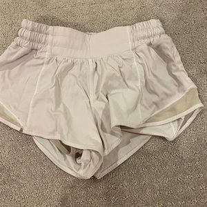 White lulu hotty hot shorts